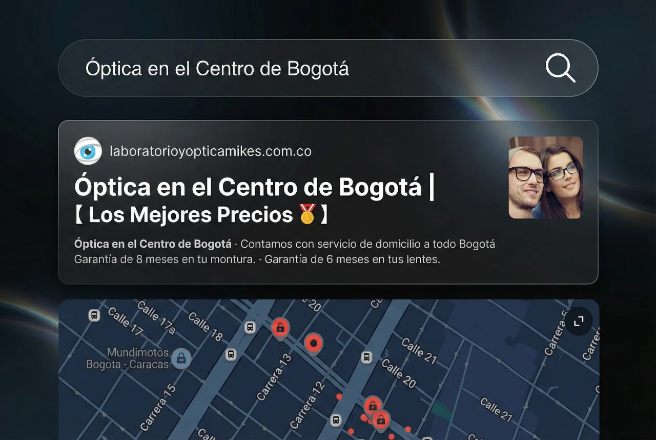 Caso de éxito SEO orgánico: Óptica Mikes posicionada en el Top 1 de Google con 178.790 impresiones anuales